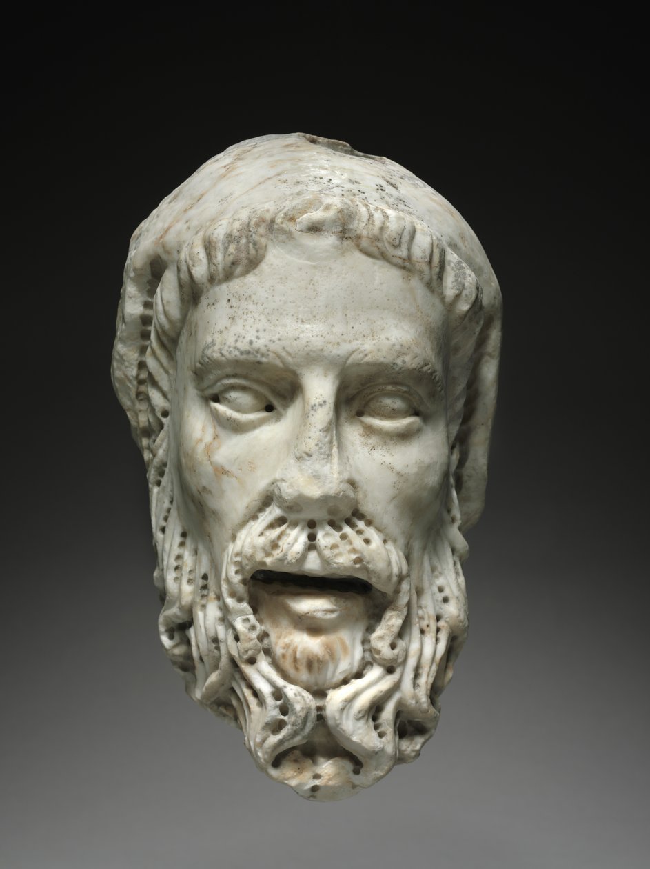 Testa di un Profeta, c.1300-1325 da Giovanni Pisano