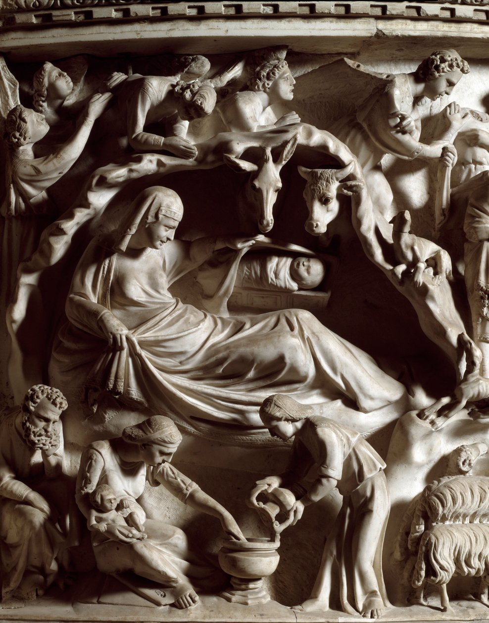 Natività (dettaglio) da Giovanni Pisano