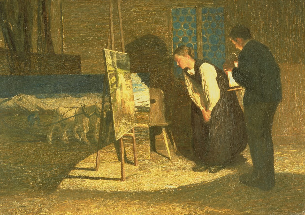 I miei modelli, 1888 da Giovanni Segantini