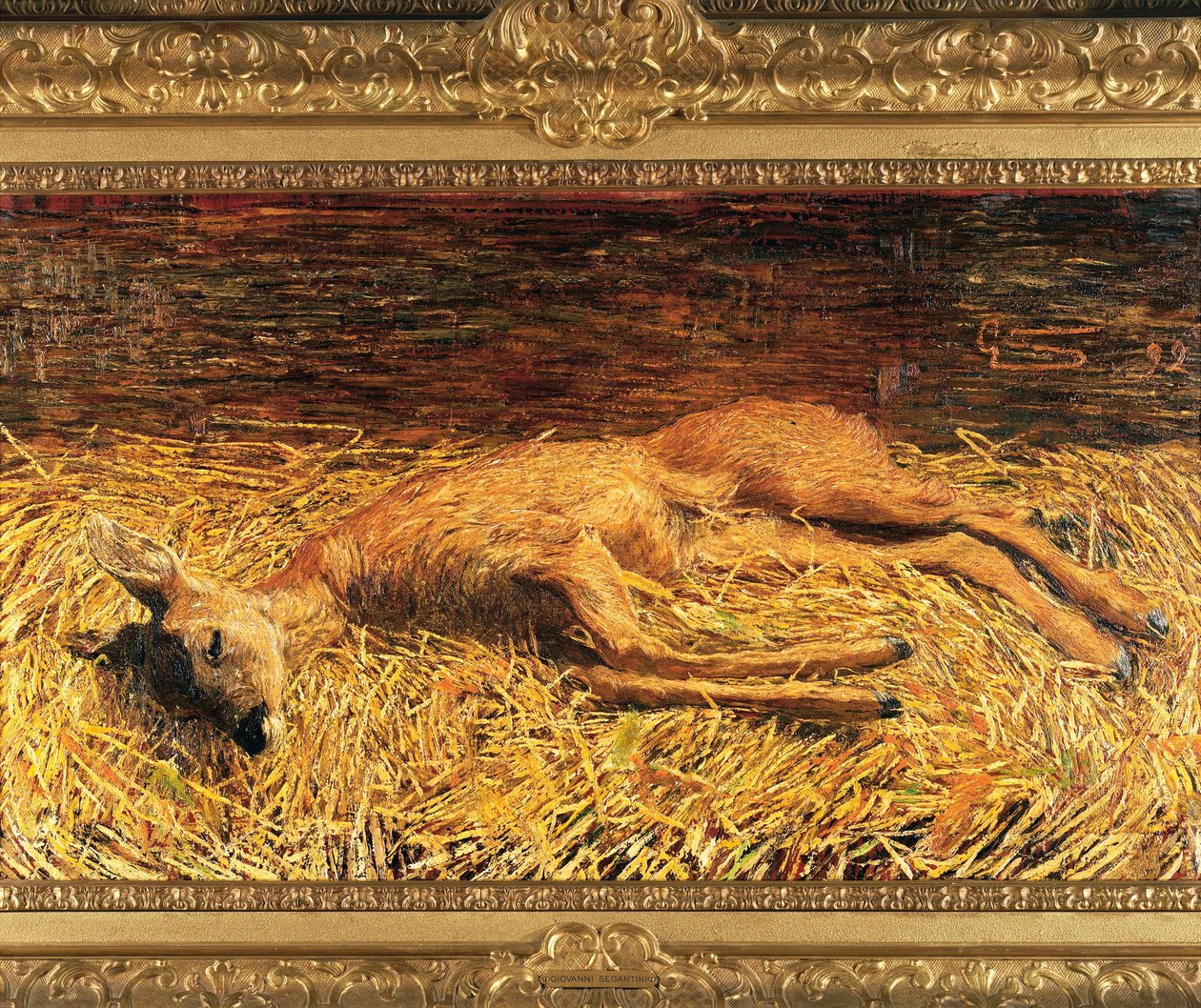 Capriolo morto da Giovanni Segantini