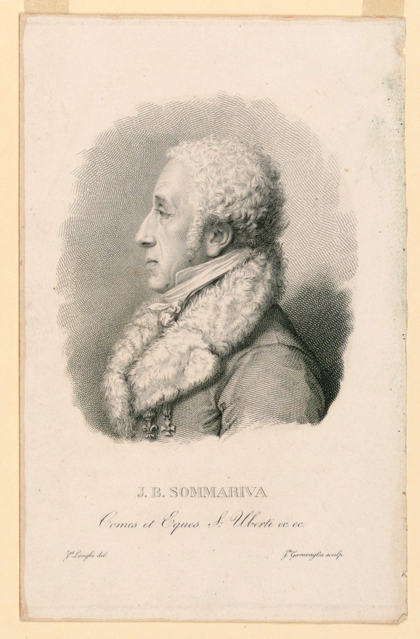 Ritratto di J. B. Sommariva (1760-1826) da Giovita Garavaglia