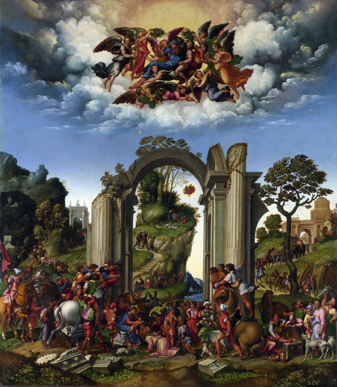 Adorazione dei Magi da Girolamo da Treviso the Younger