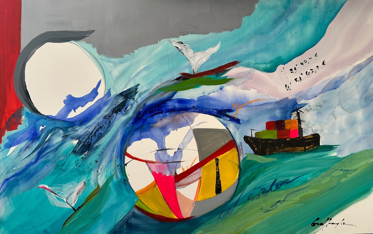 Ad sidera II (pittura) da Gisela Gaffoglio