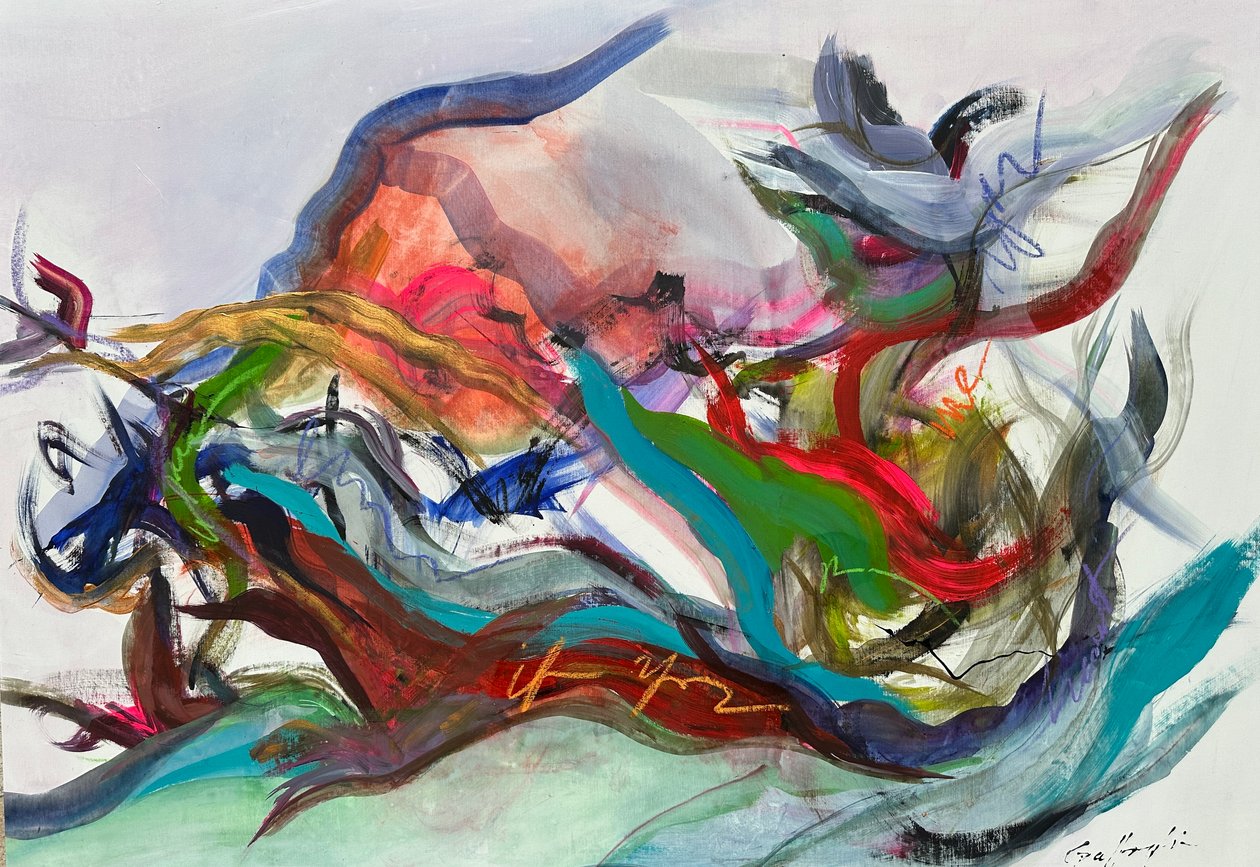 Sentimenti contrastanti (pittura) da Gisela Gaffoglio