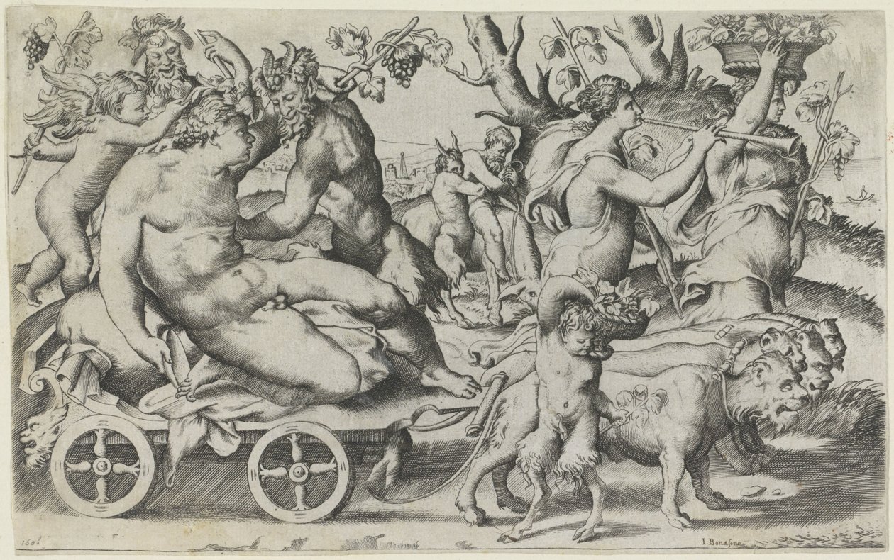 Trionfo di Bacco da Giulio Bonasone