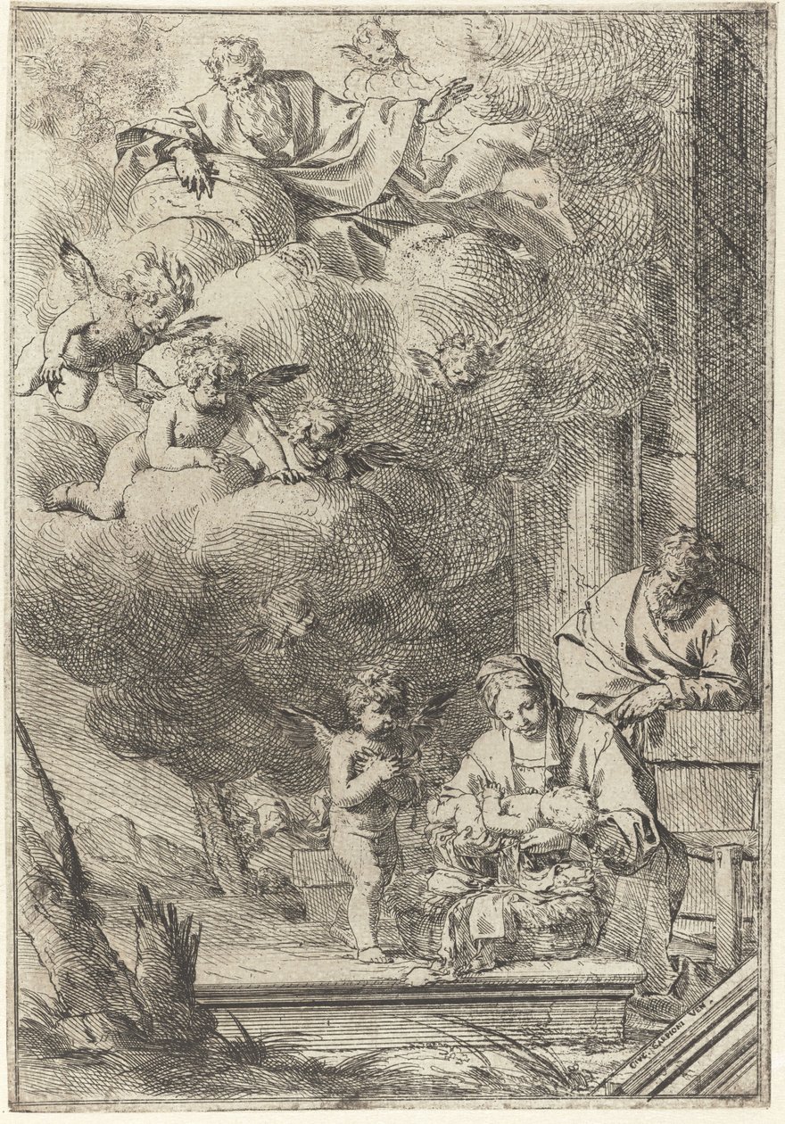 Nascita di Cristo da Giulio Carpioni (I)