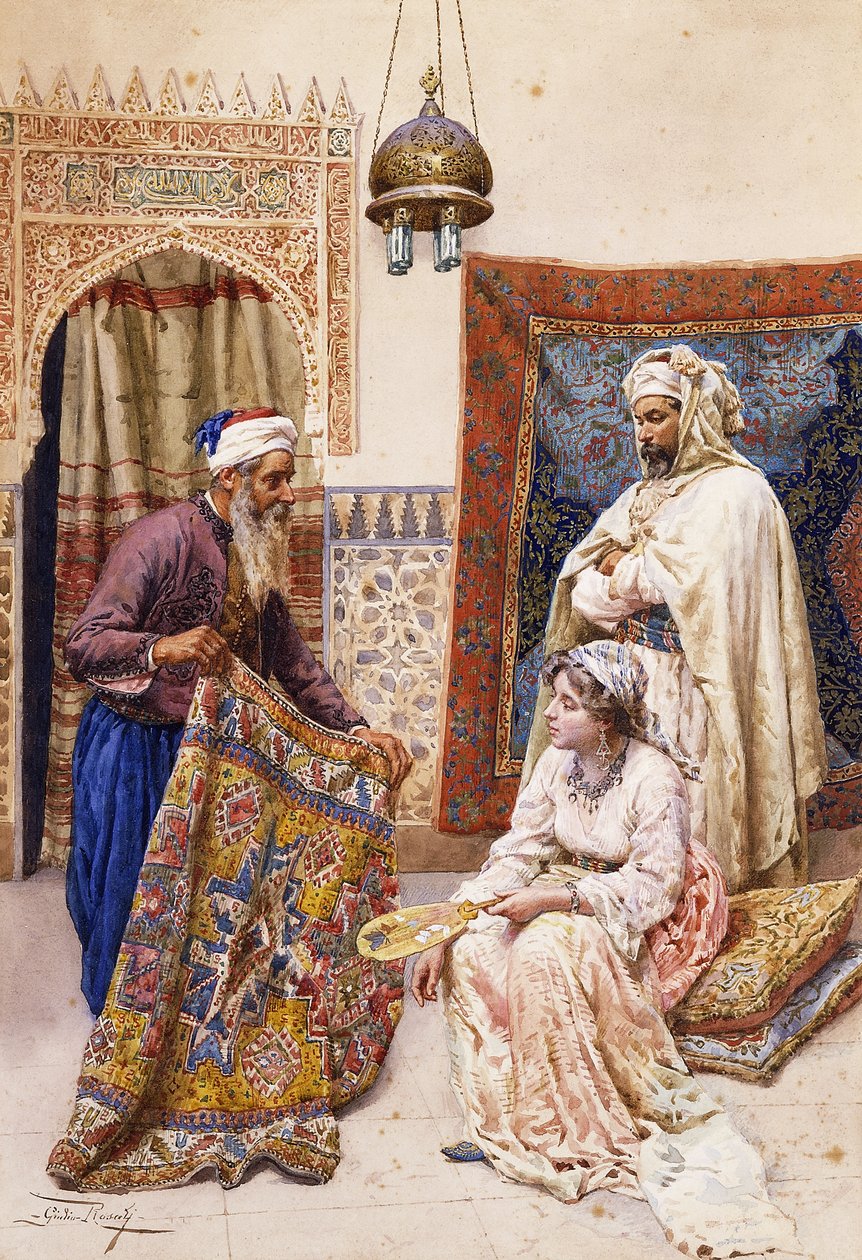 Il venditore di tappeti da Giulio Rosati