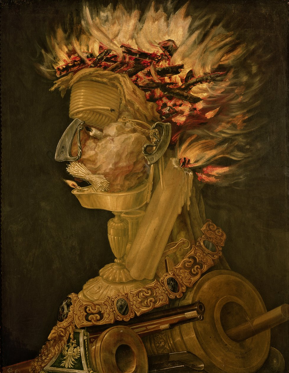 Fuoco, 1566 da Giuseppe Arcimboldo
