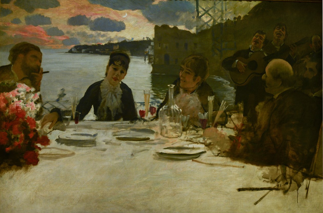 Pranzo a Posillipo da Giuseppe de Nittis