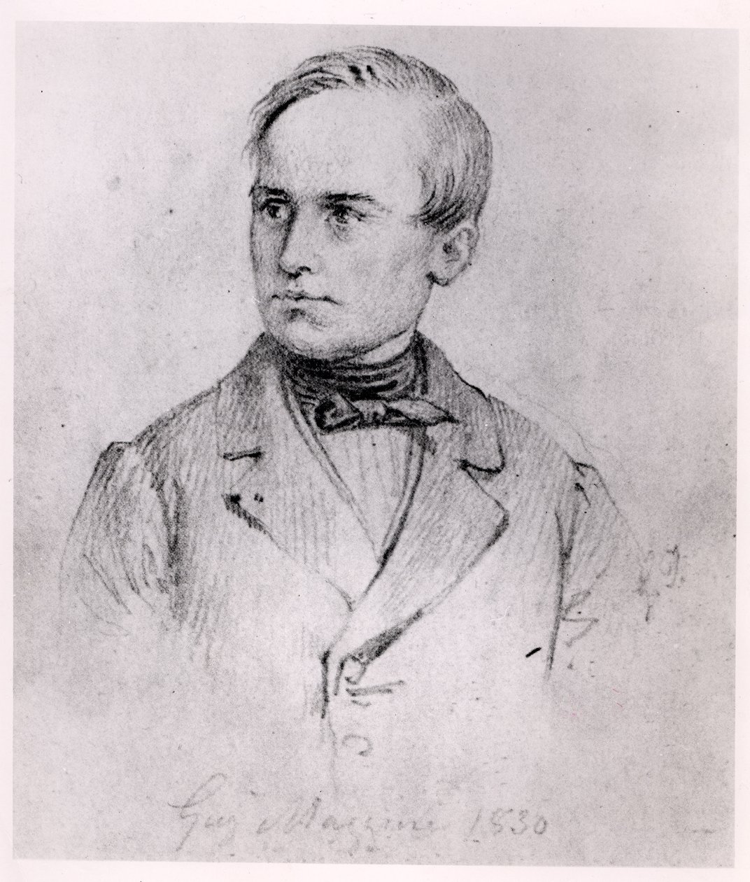 Giuseppe Mazzini, 1830 da Giuseppe Isola
