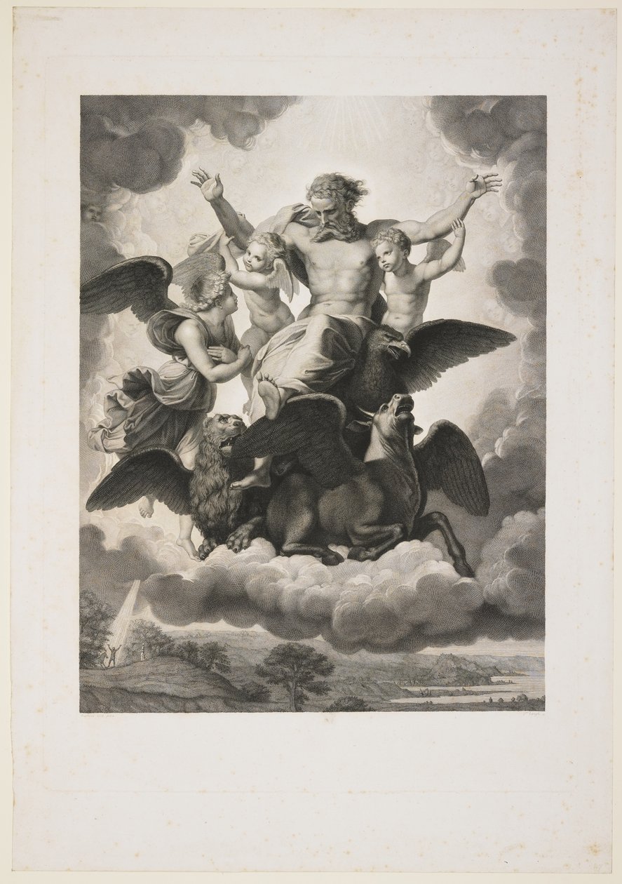 La visione di Ezechiele, 1808 da Giuseppe Longhi