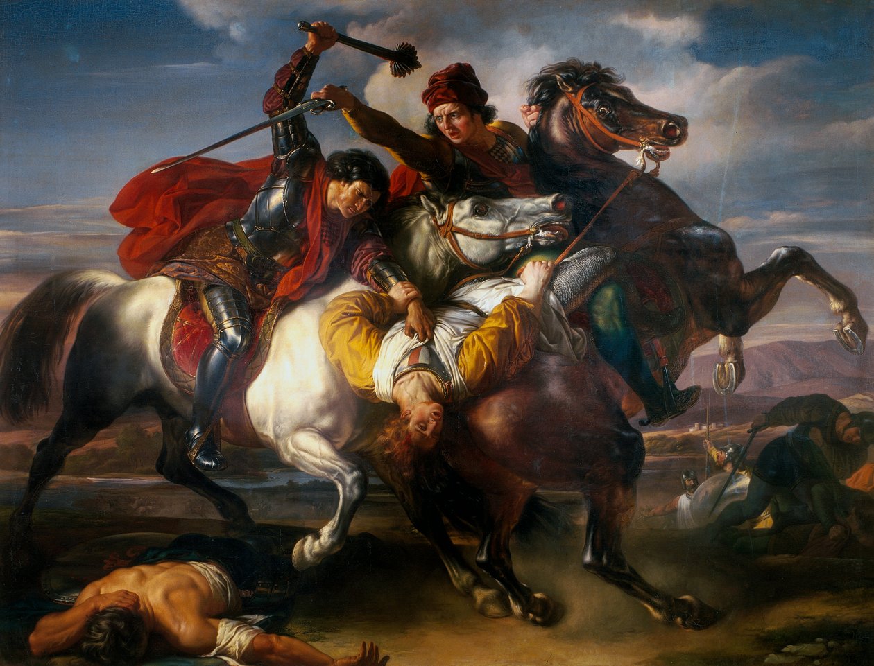 Farinata degli Uberti alla battaglia di Montaperti da Giuseppe Sabatelli