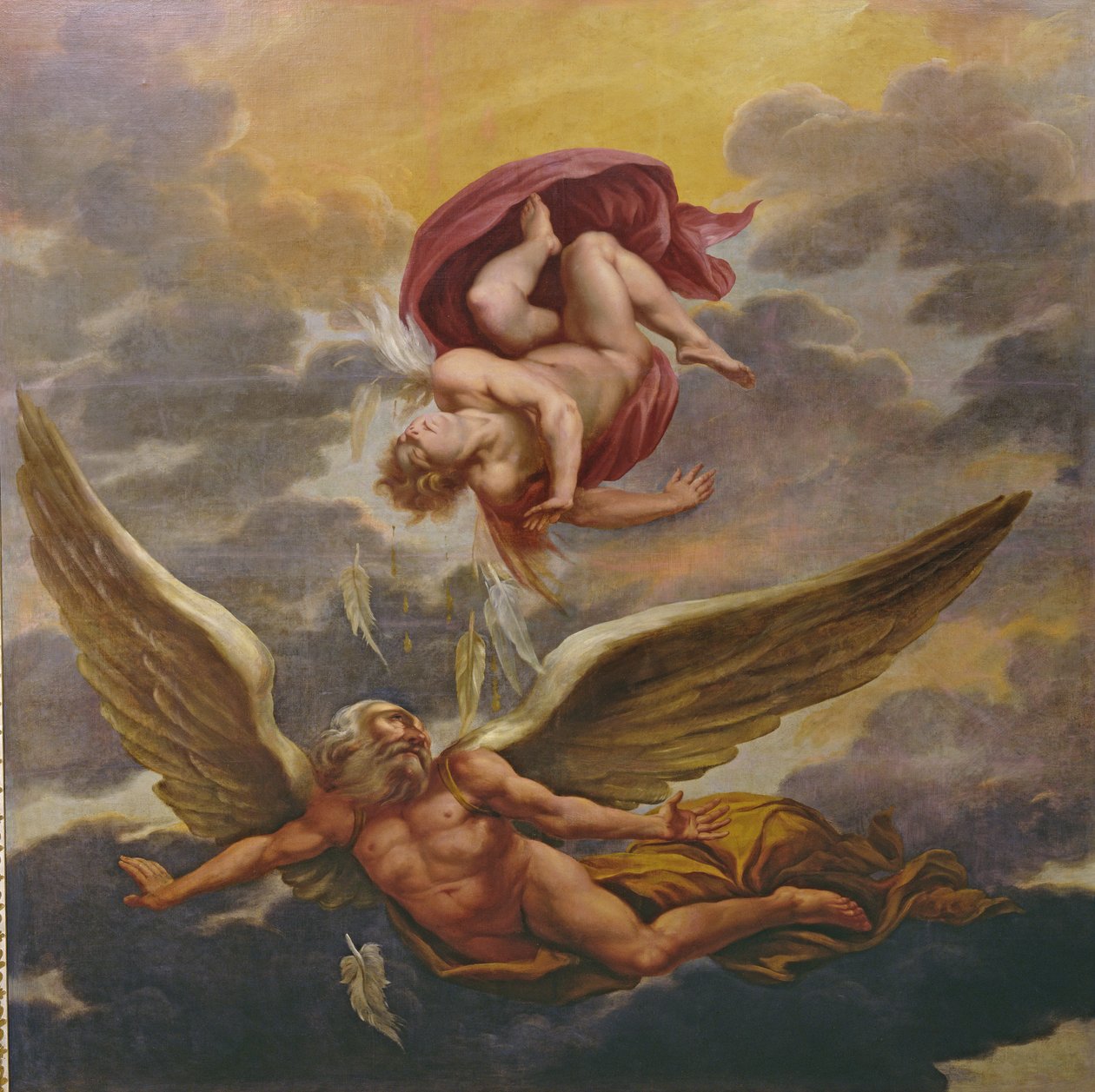 Dedalo e Icaro (soffitto) da Giuseppe Cesari