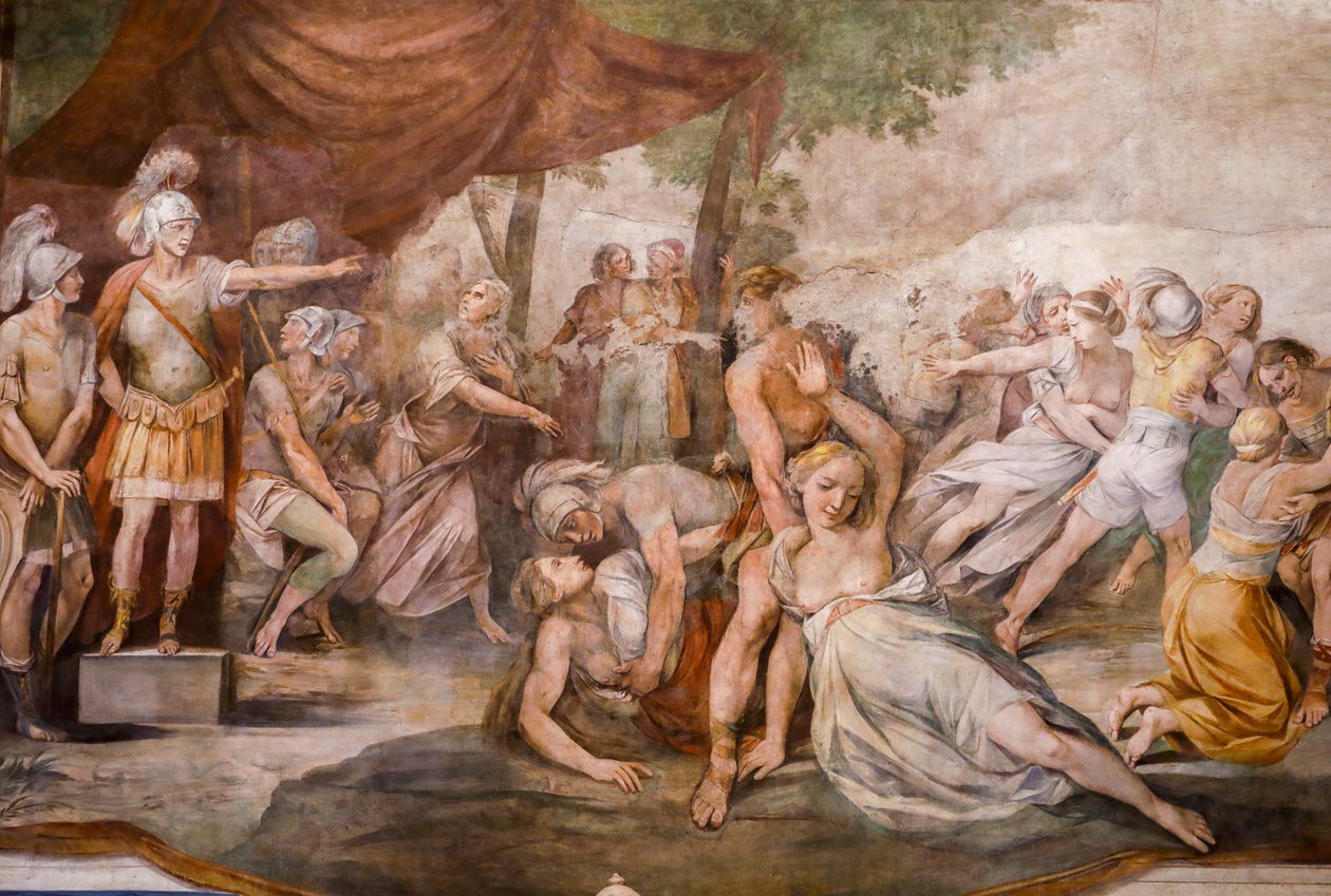 Ratto delle Sabine (dettaglio) da Giuseppe (1568 1640) Cesari