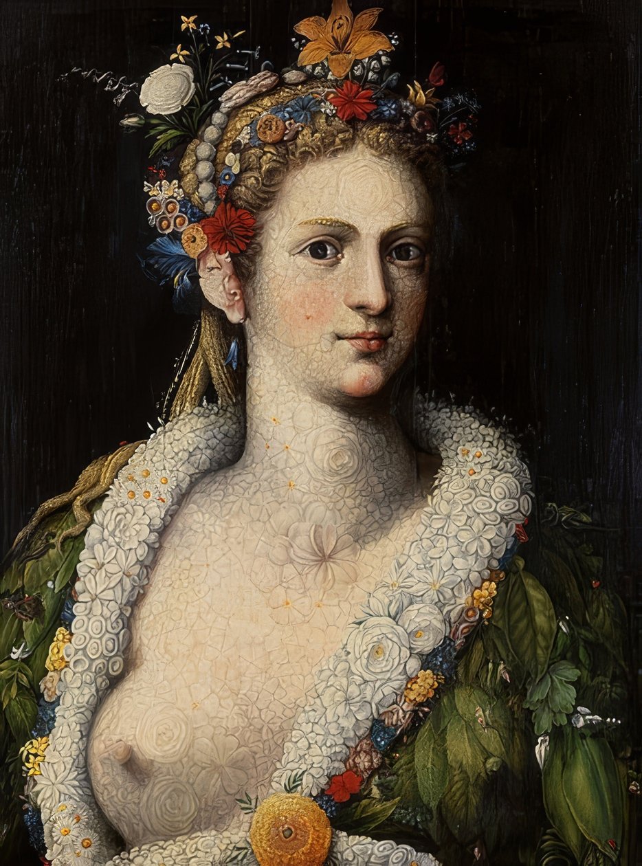 Flora Meretrix da Giuseppe Arcimboldo
