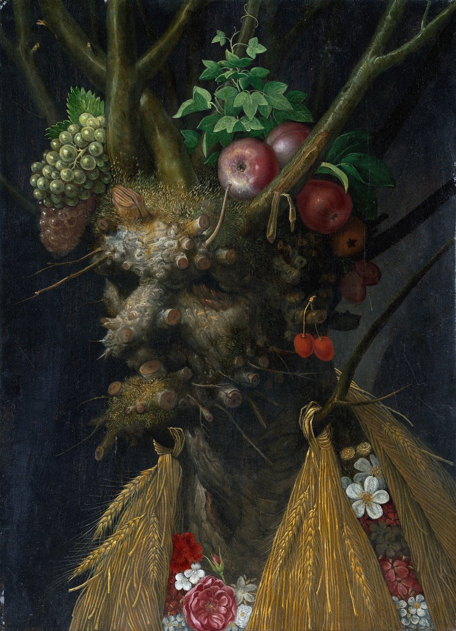 Quattro stagioni in una testa da Giuseppe Arcimboldo