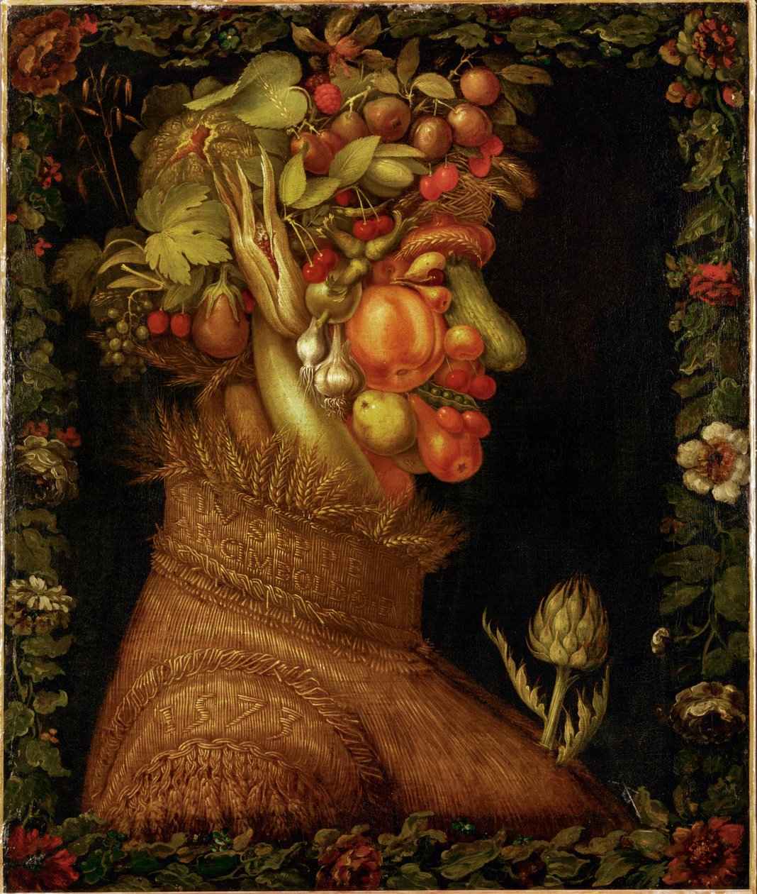 Estate, allegoria ... da Giuseppe Arcimboldo