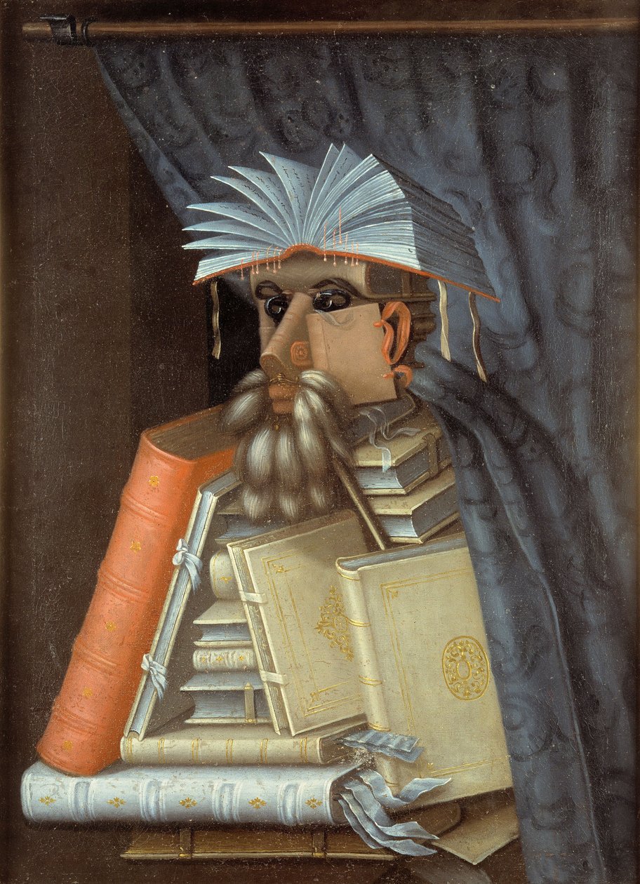 Il Bibliotecario da Giuseppe Arcimboldo