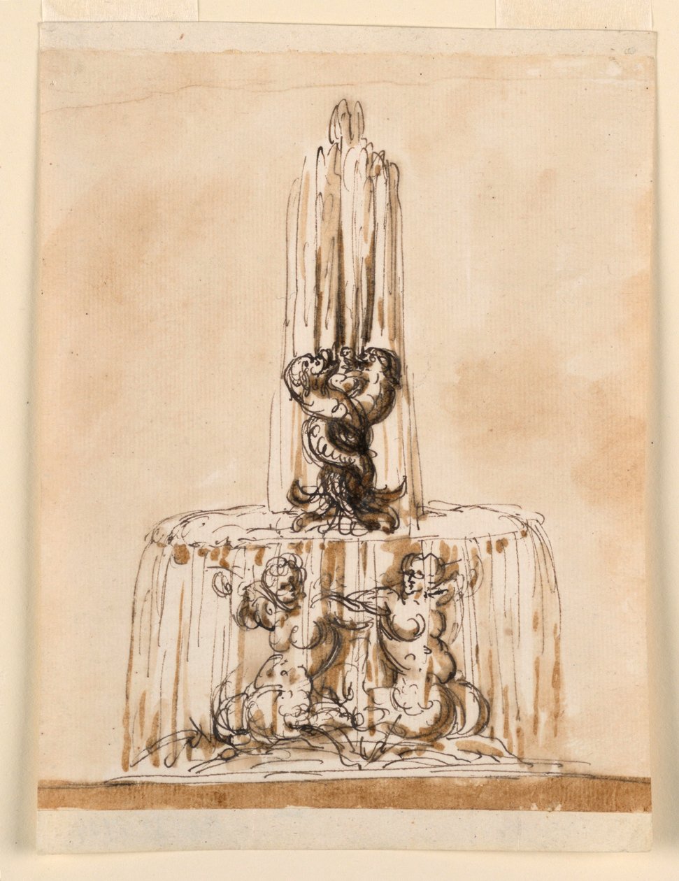 Progetto per una fontana da Giuseppe Barberi