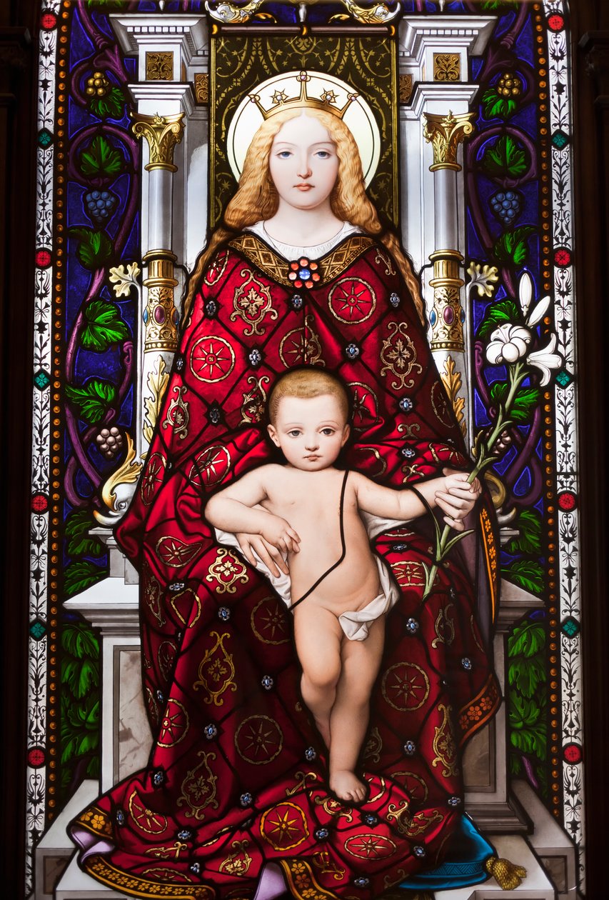 Madonna in trono da Giuseppe Bertini