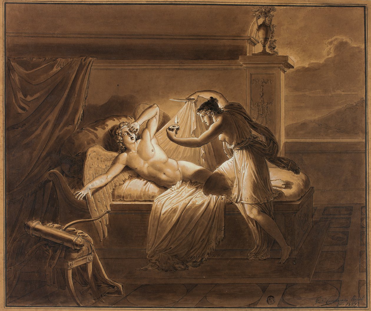 Cupido e Psiche da Giuseppe Cammarano