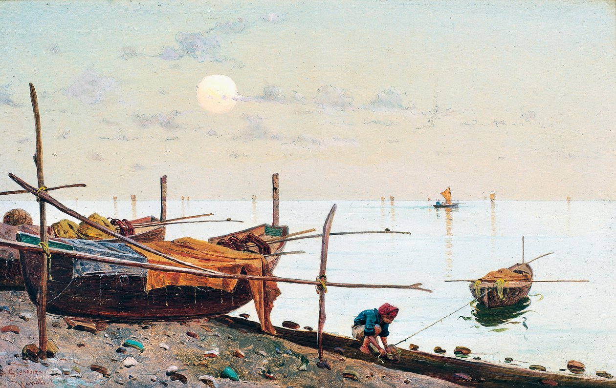 Marina di Napoli, Italia da Giuseppe Cosenza