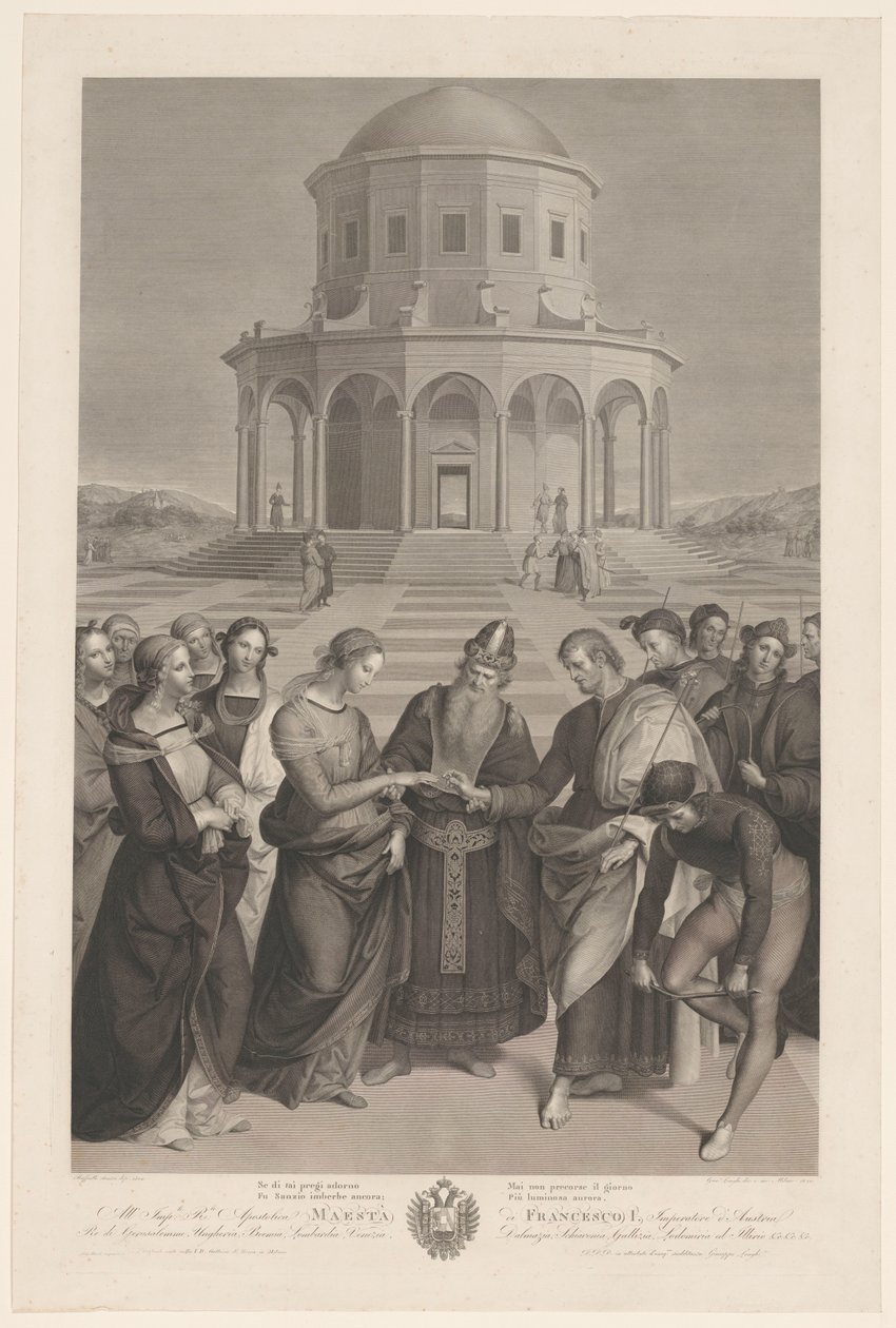 Matrimonio di Maria e Giuseppe da Giuseppe Longhi