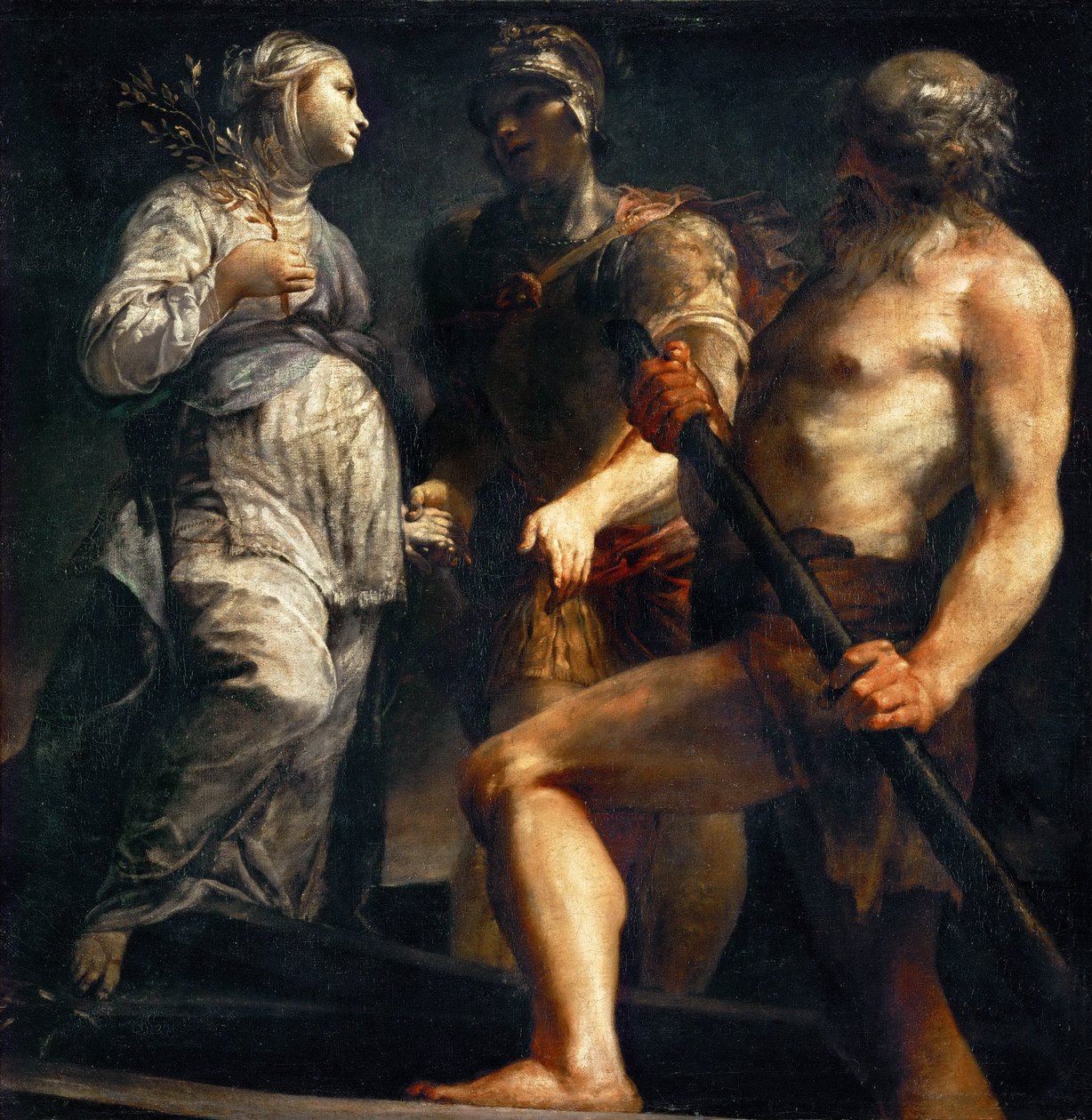 Enea, Sibilla e Caronte, ca. 1695 da Giuseppe Maria Crespi