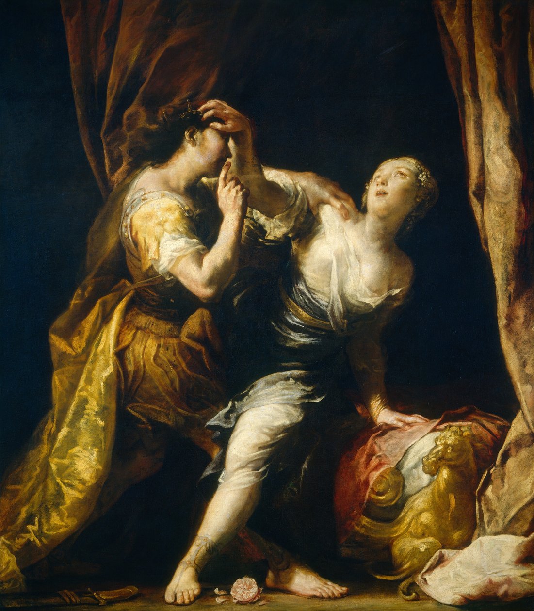 Tarquinio e Lucrezia, c. 1695-1700 da Giuseppe Maria Crespi