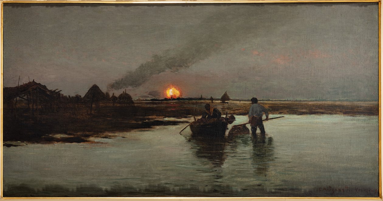 Pesca al tramonto da Giuseppe Miti Zanetti