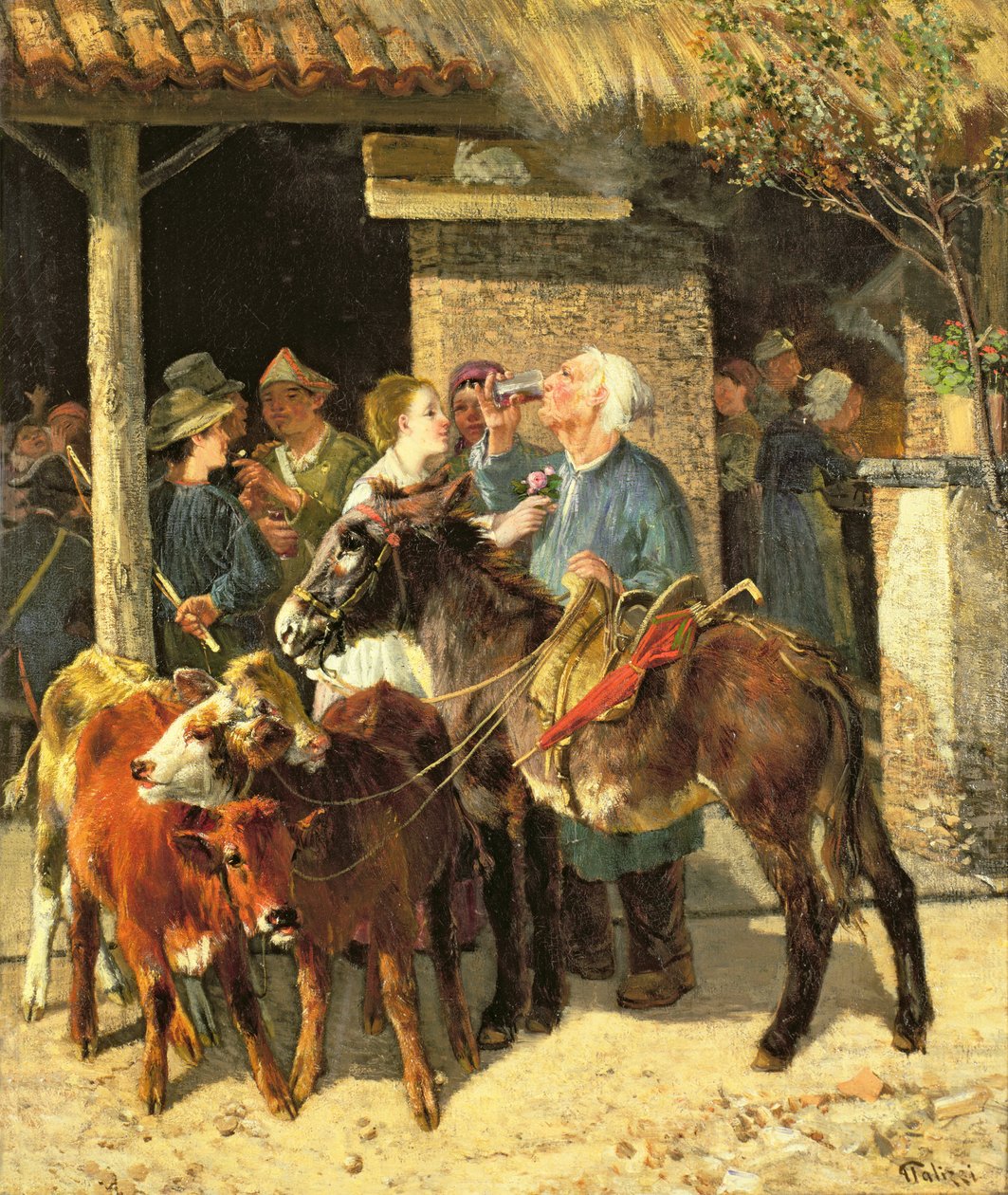 Il mercante di vitelli da Giuseppe Palizzi