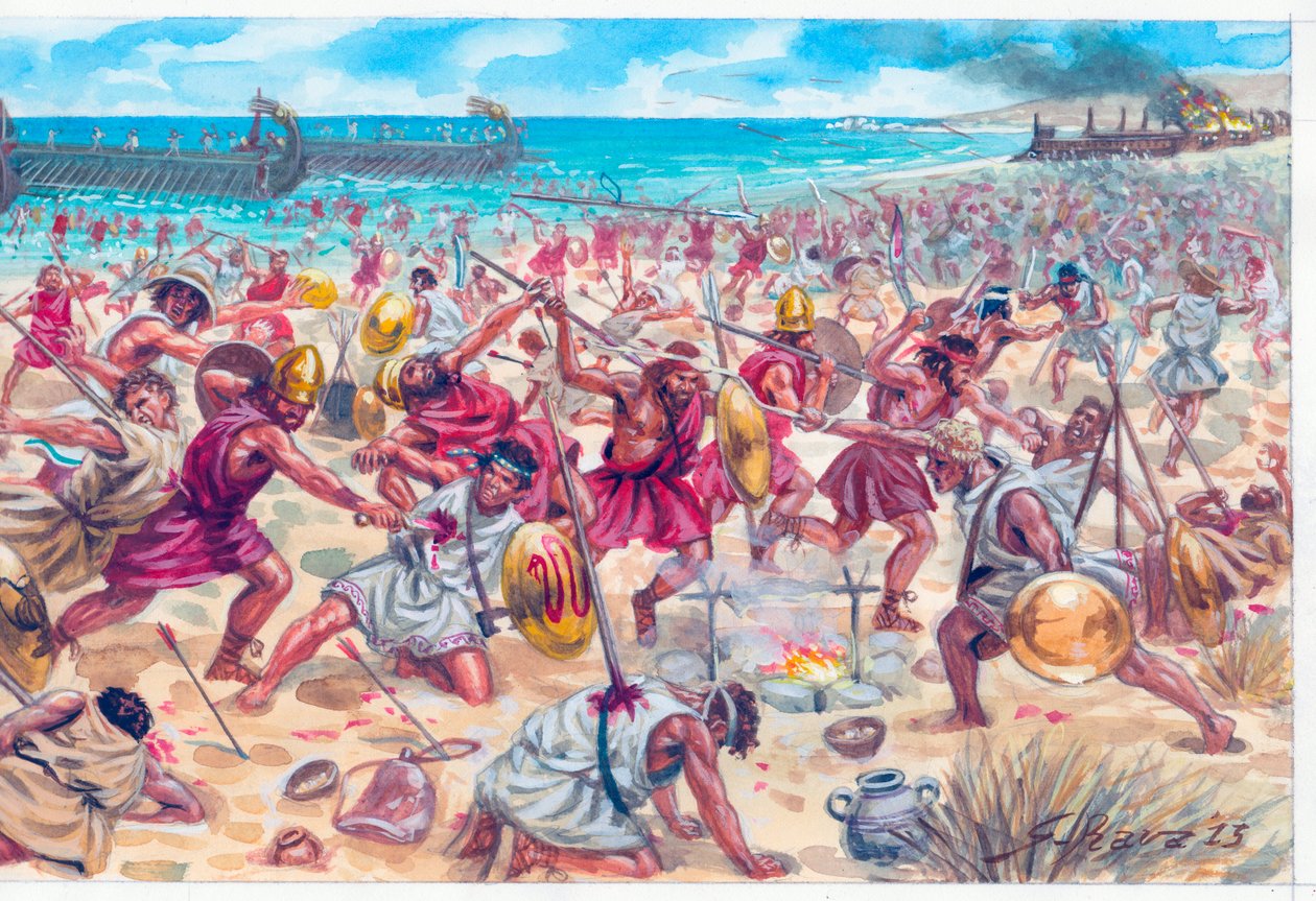 Battaglia di Egospotami da Giuseppe Rava