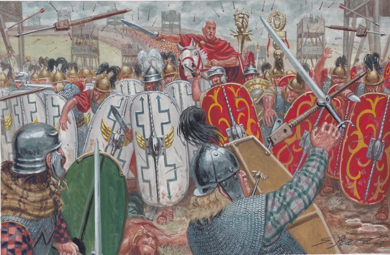 Battaglia di Alesia da Giuseppe Rava