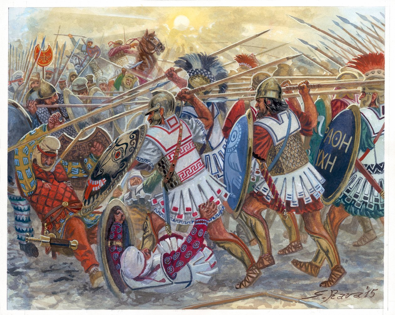 Battaglia di Cunassa da Giuseppe Rava