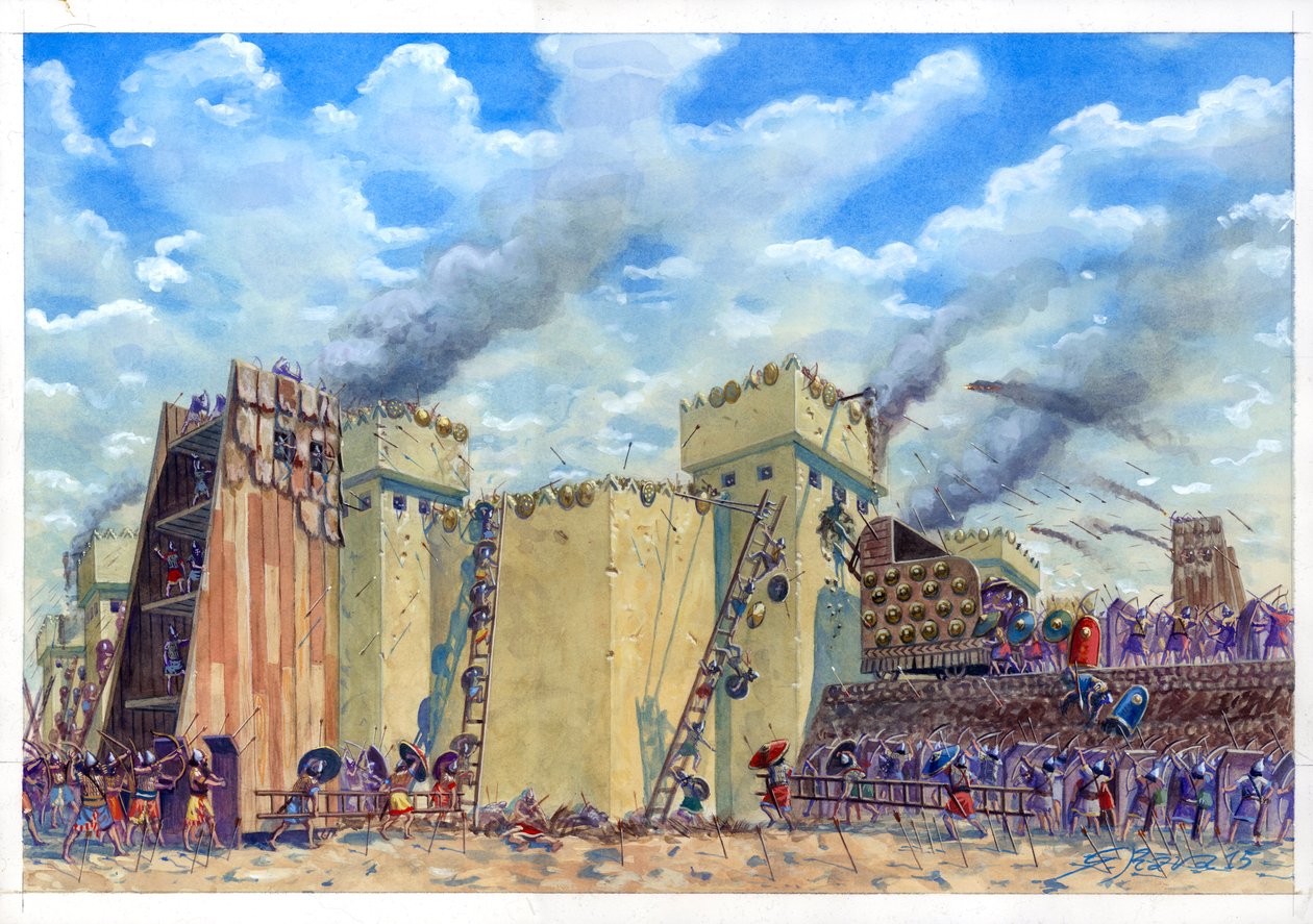 Assedio di Tel Lachish da Giuseppe Rava
