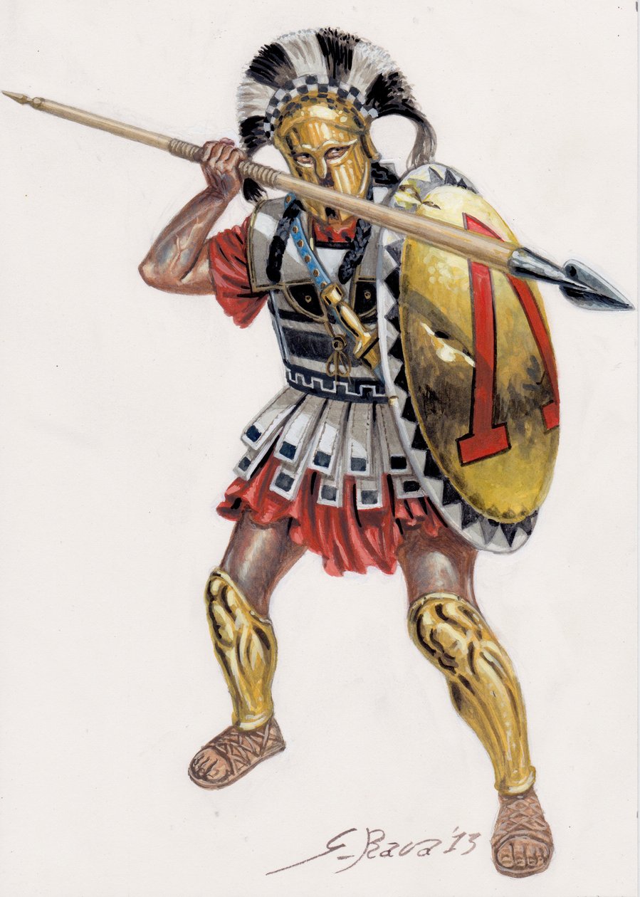 Oplita spartano da Giuseppe Rava