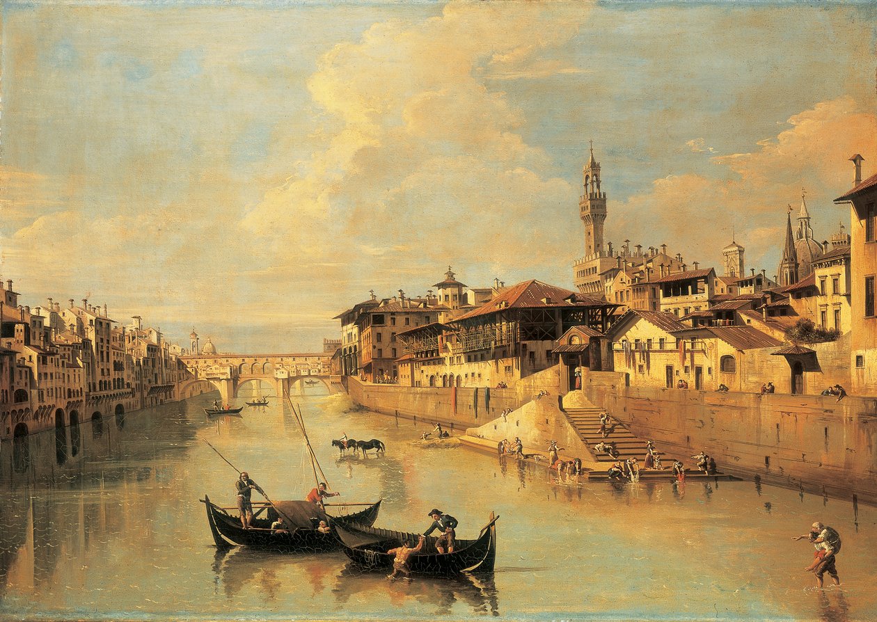 Il Ponte Vecchio, Firenze da Giuseppe Zocchi
