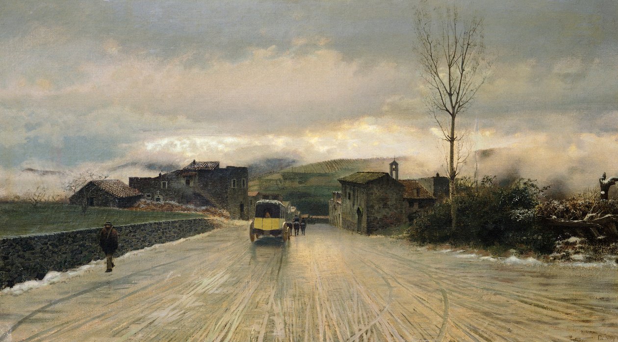 Attraversamento degli Appennini da Giuseppe or Joseph de Nittis