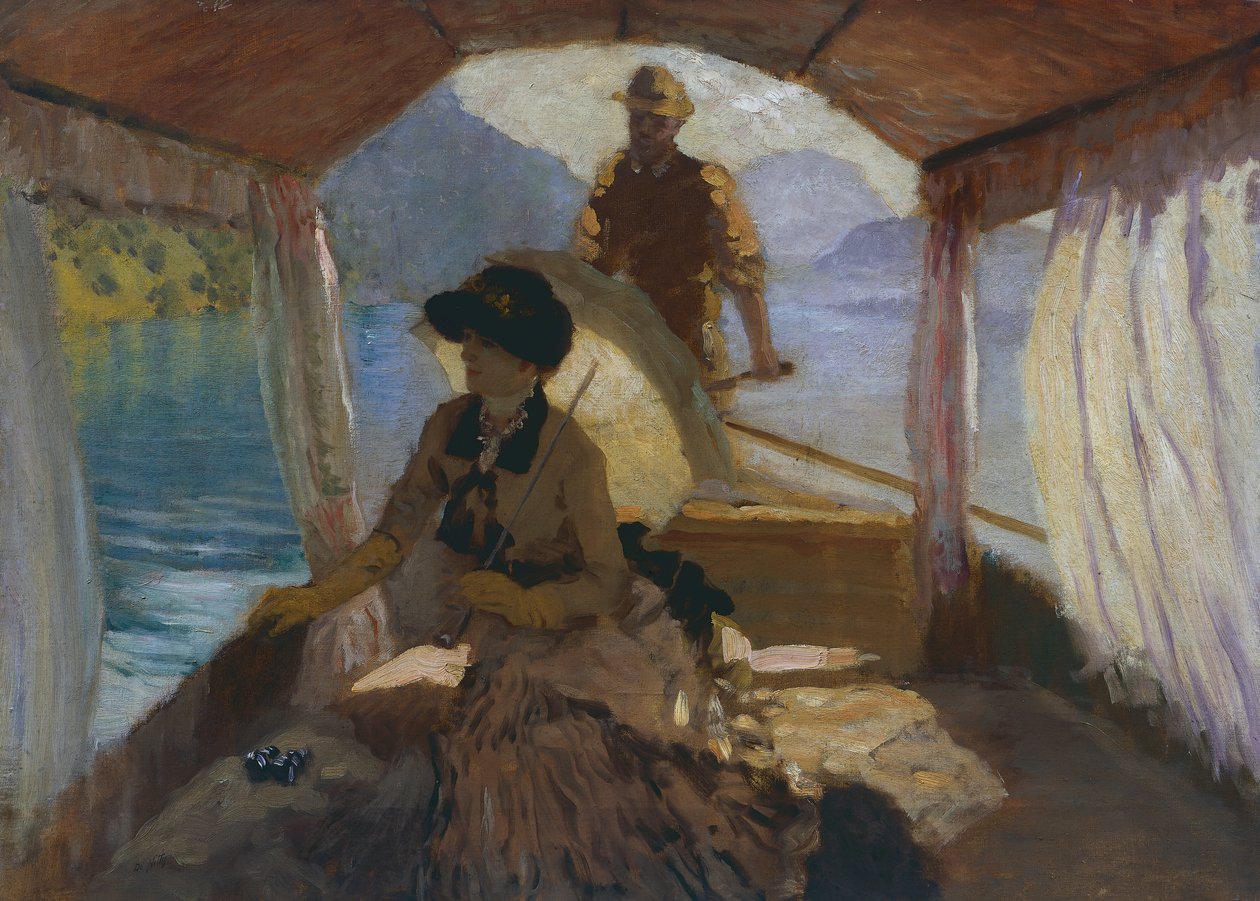 Sul Lago di Lucerna da Giuseppe or Joseph de Nittis