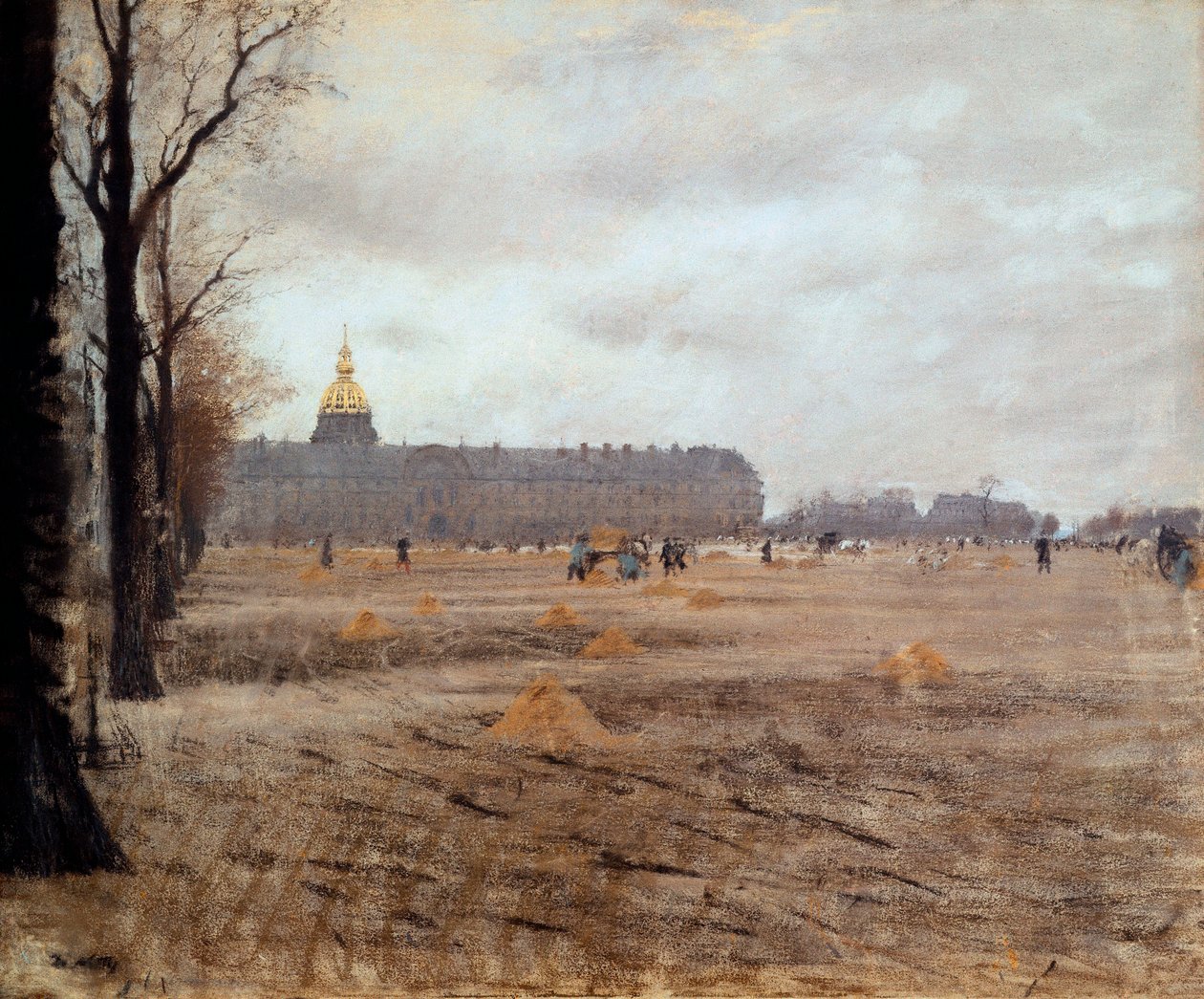 Place des Invalides da Giuseppe or Joseph de Nittis
