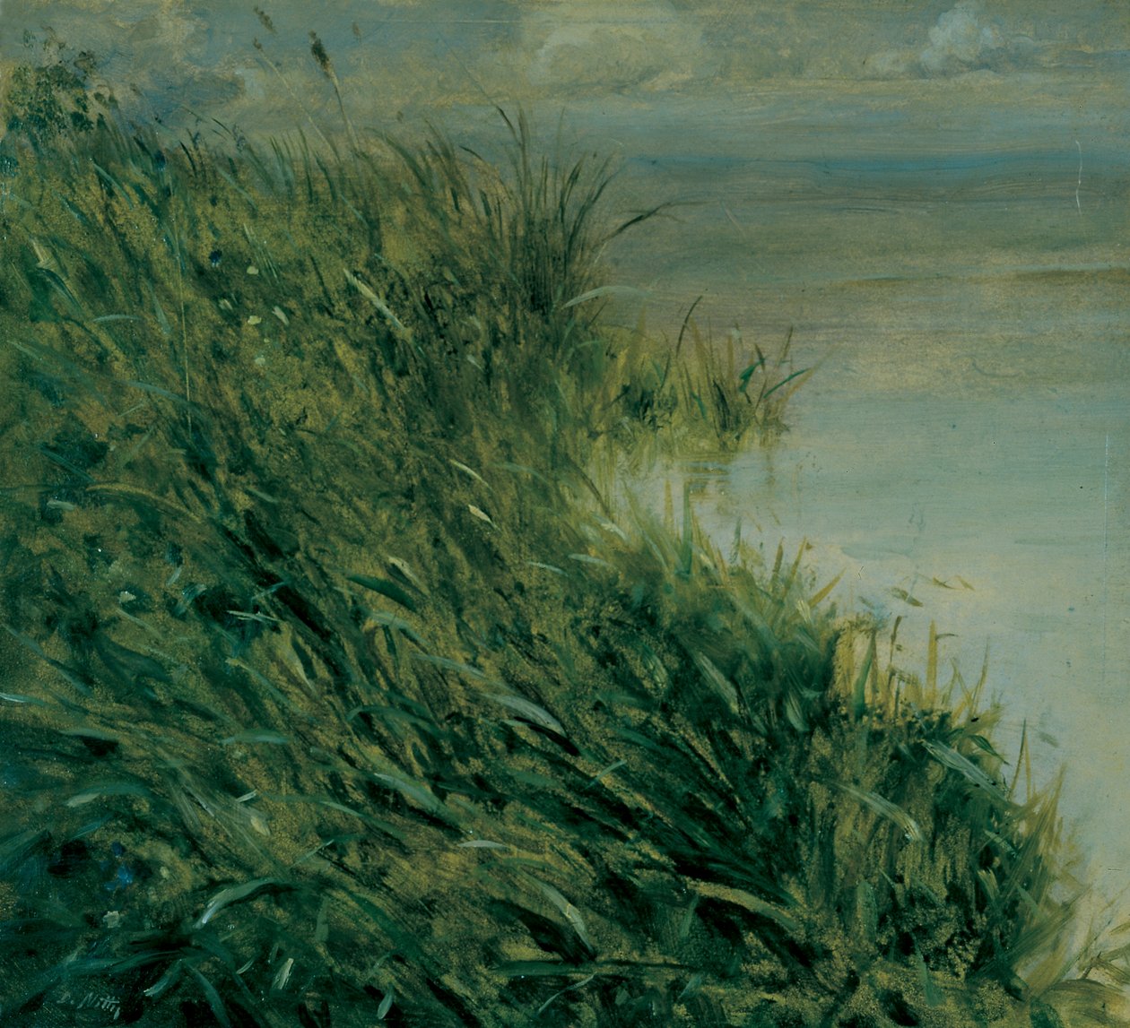 Studio di palude da Giuseppe or Joseph de Nittis