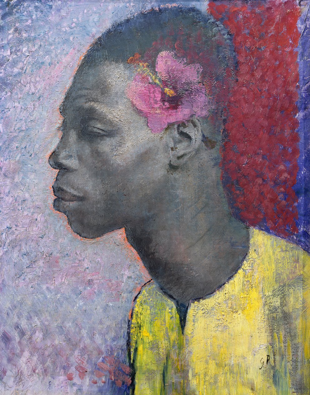 Testa di una persona nera da Glyn Warren Philpot
