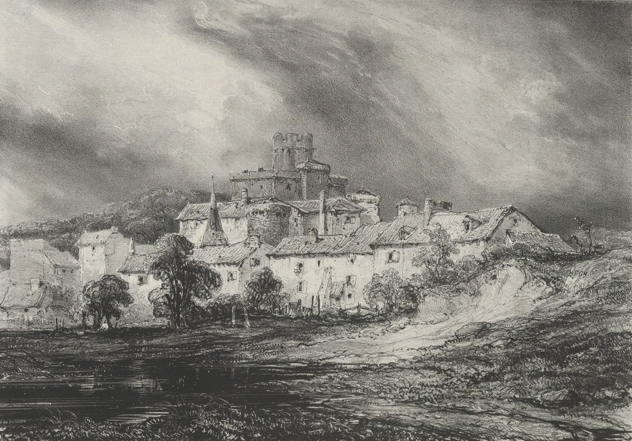 Château de Pont-Gibaud da Godefroy Engelmann