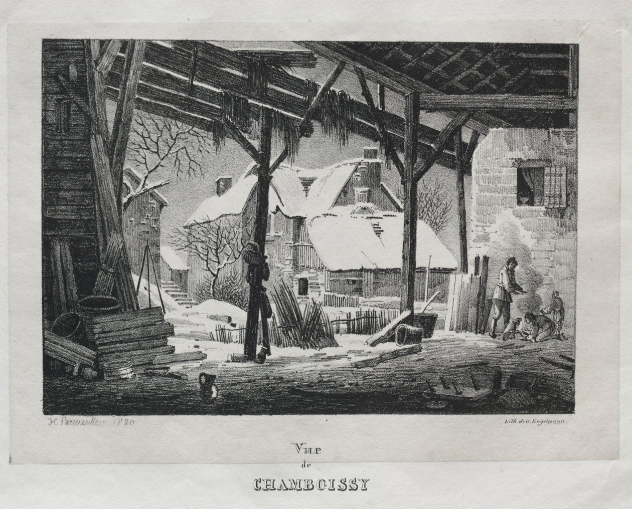 Veduta di Chamboissy da Godefroy Engelmann