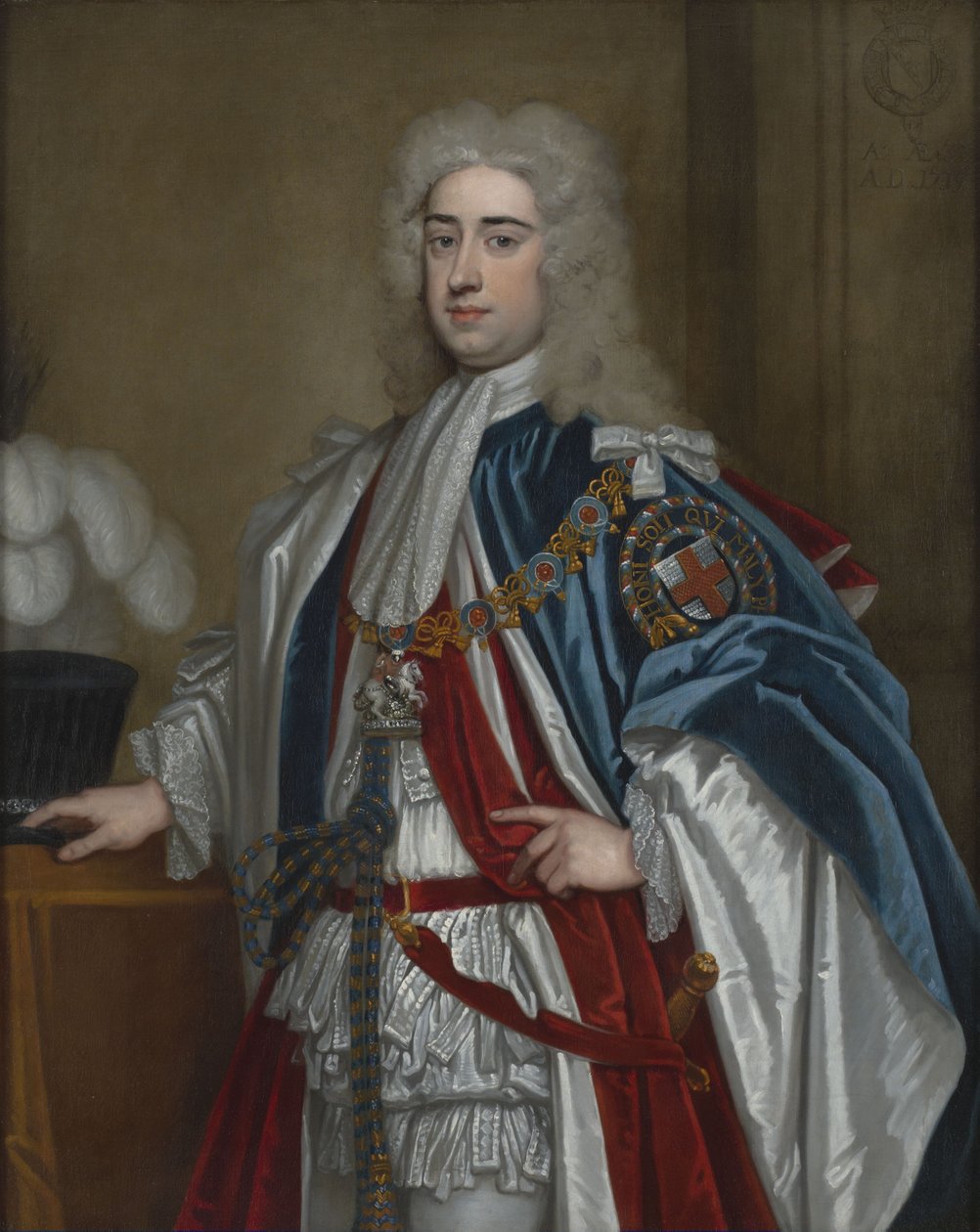Ritratto di Lionel Sackville, 1º Duca di Dorset (1688-1765) da Godfrey Kneller