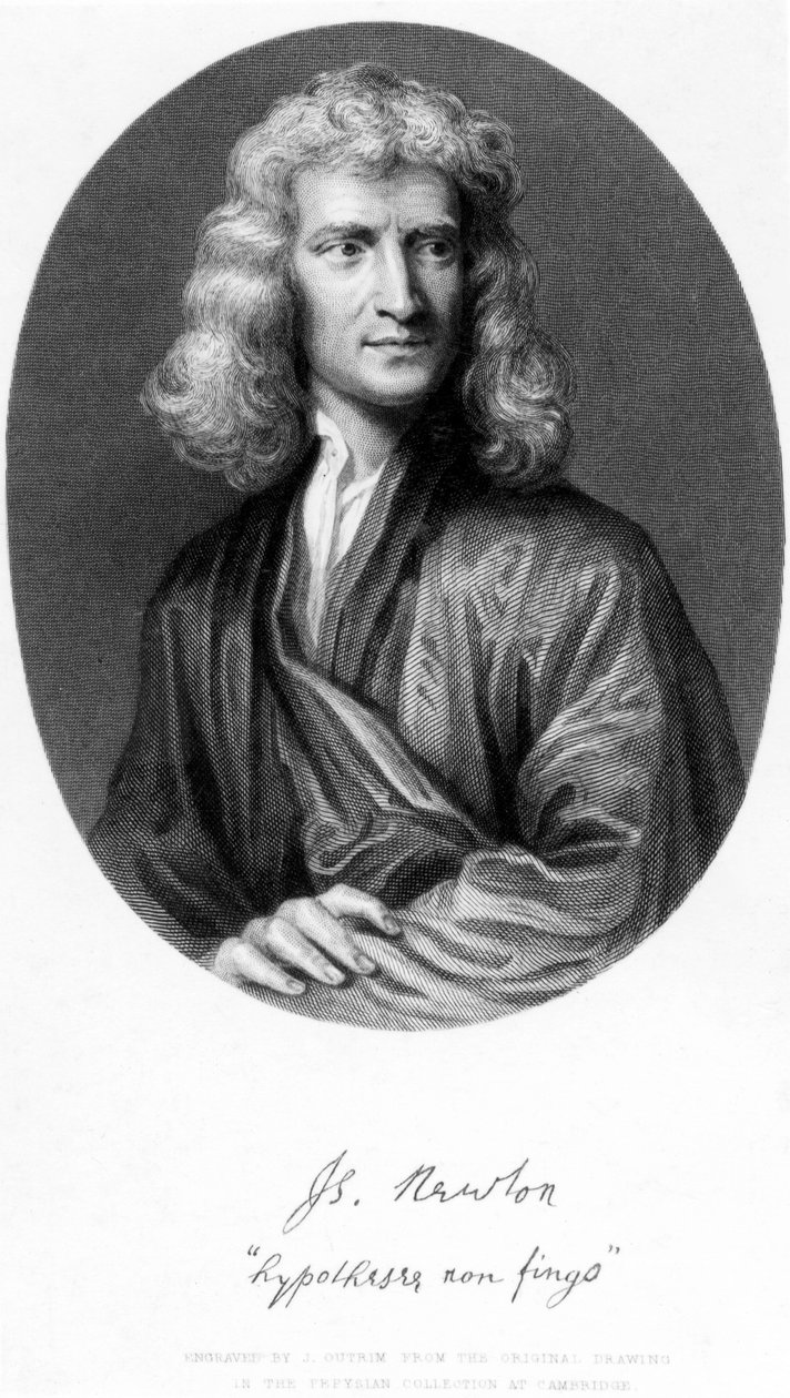 Sir Isaac Newton da Godfrey Kneller