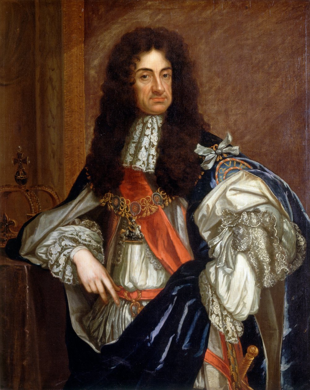 Carlo II da Godfrey (studio of) Kneller