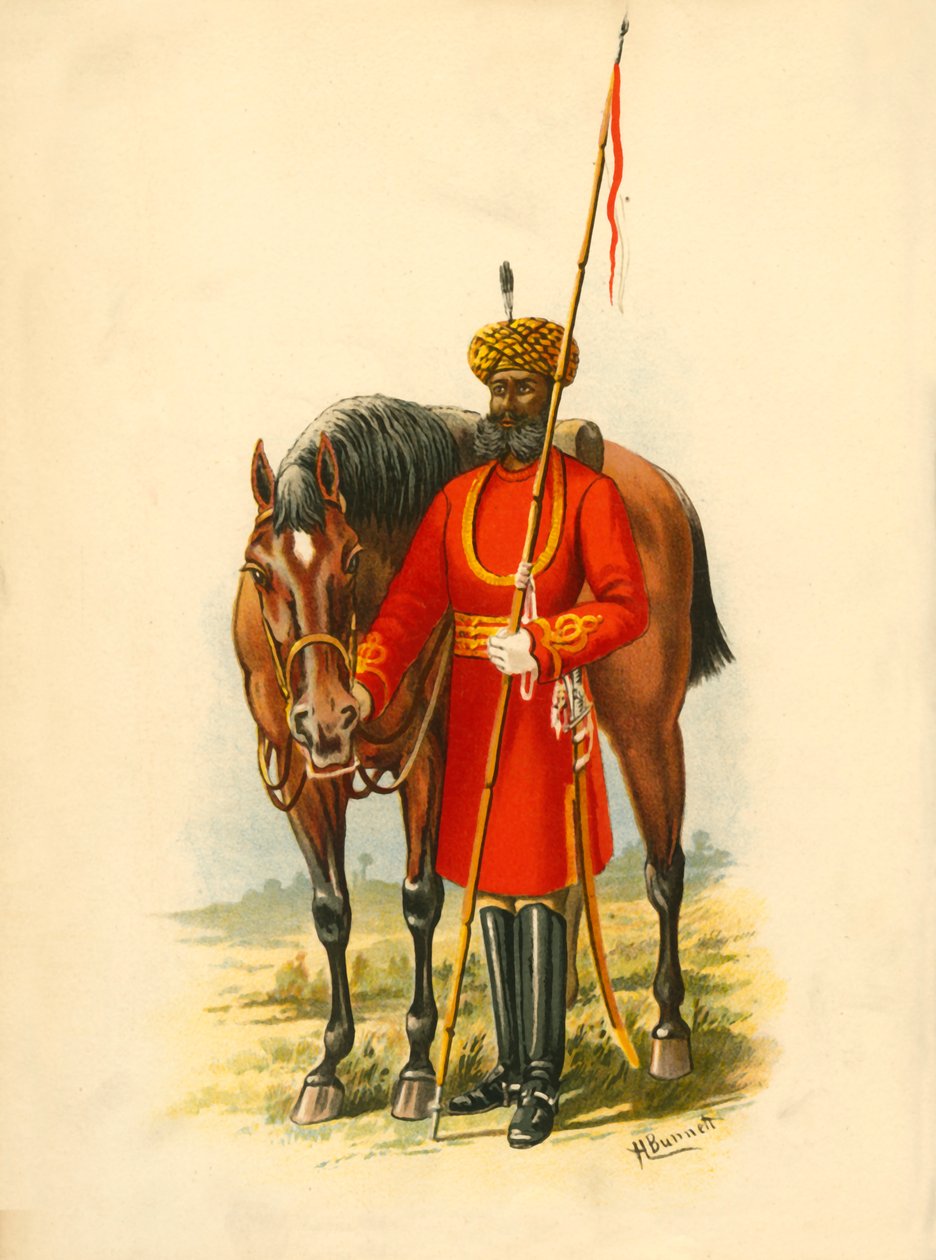 La Guardia del Governatore Generale, Calcutta, 1890 da Godfrey Douglas Giles