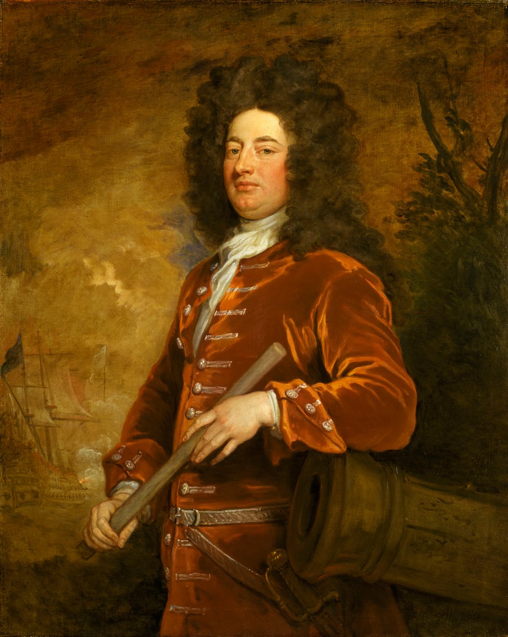 Ammiraglio Sir John Jennings (1664-1743) da Godfrey Kneller