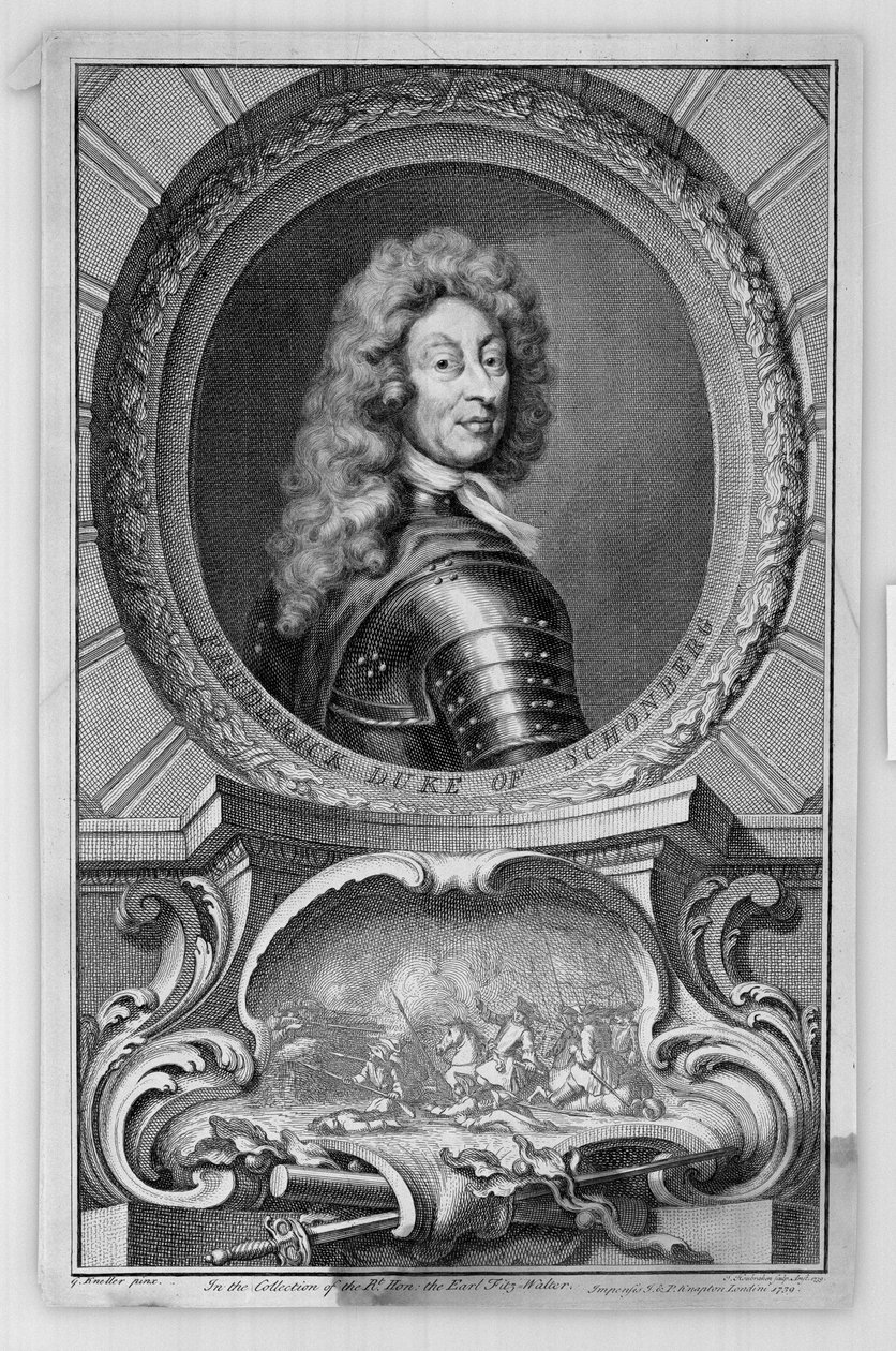 Federico Duca di Schomberg da Godfrey Kneller